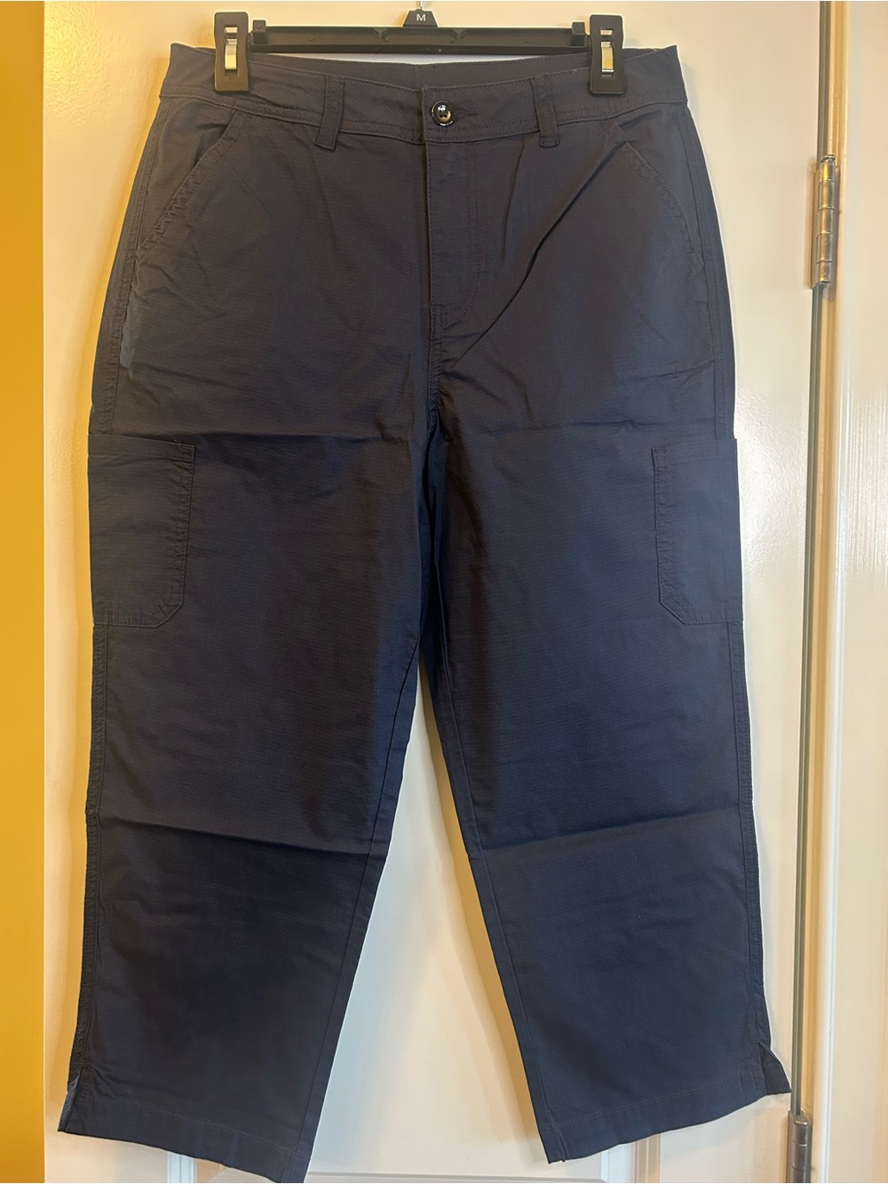 Christopher & Banks Dark Navy Capris with Utility Pockets